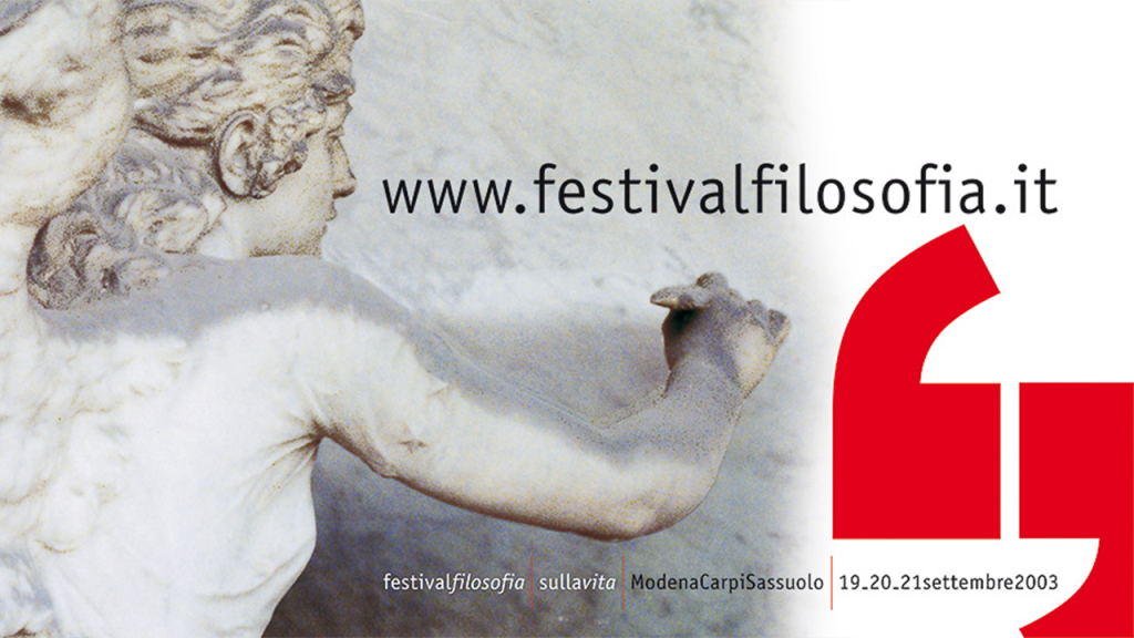 festivalfilosofia 2003. Vita